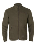 Willow Green Coloured Harkila Torsby Fleece Jacket on white background #colour_willow-green