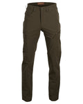 Willow Green Coloured Harkila Trail Trousers on white background #colour_willow-green