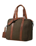 Warm Olive Coloured Harkila Weekend Bag 30L on white background #colour_warm-olive