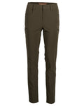 Willow Green Coloured Harkila Womens Trail Trousers on white background #colour_willow-green