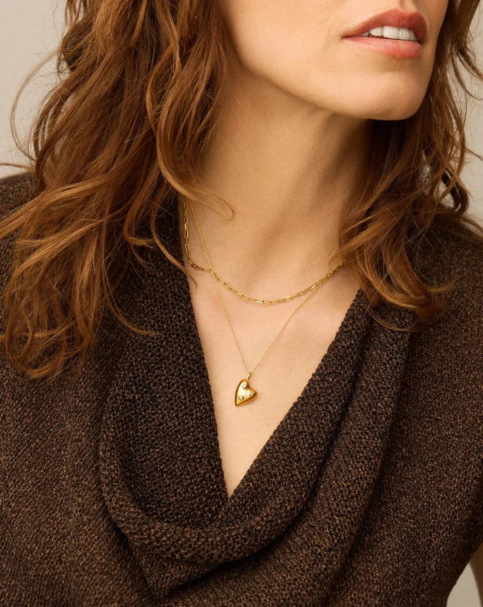 Harris Reed All My Heart Pendant | 18ct Gold Plated/Cubic Zirconia Charms & Pendants Missoma