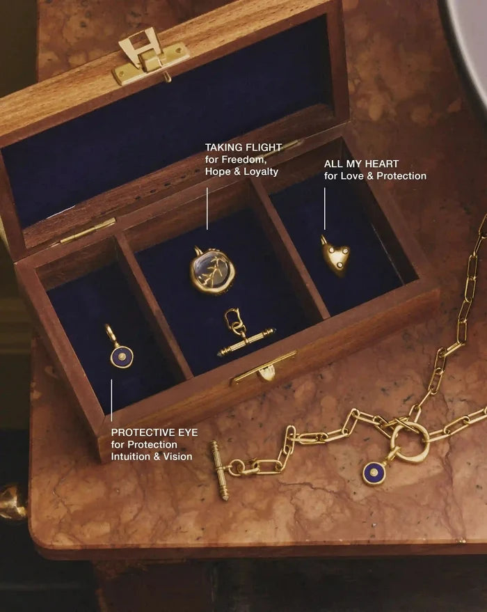 Harris Reed All My Heart Pendant | 18ct Gold Plated/Cubic Zirconia Charms & Pendants Missoma