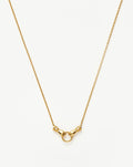 Harris Reed In Good Hands Mini Pendant Slider Necklace | 18ct Gold Plated/Cubic Zirconia & Black Onyx Necklaces Missoma