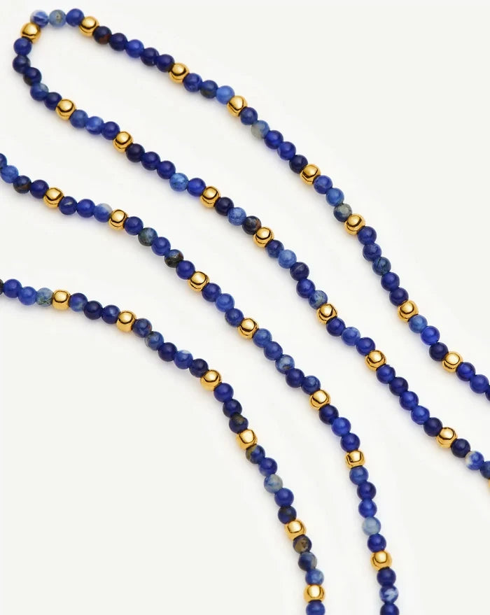 Harris Reed Taking Flight Keepsake Necklace | 18ct Gold Plated/Blue Sodalite Necklaces Missoma