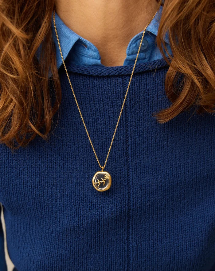 Harris Reed Taking Flight Pendant | 18ct Gold Plated/Crystal Quartz,Cubic Zirconia Charms & Pendants Missoma