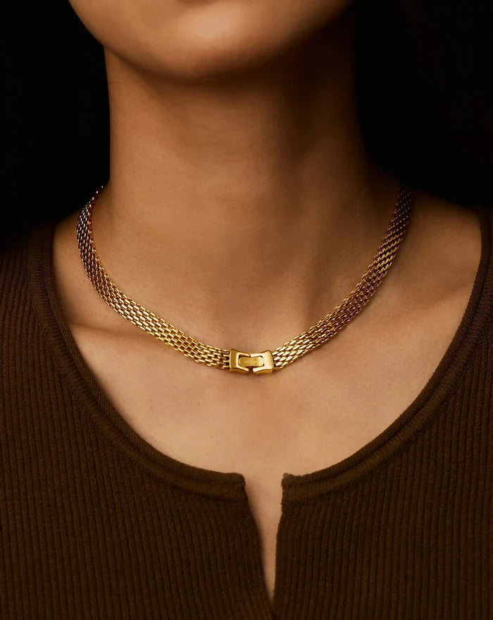 Heirloom Chain Choker Necklace | 18ct Gold Plated Necklaces Missoma