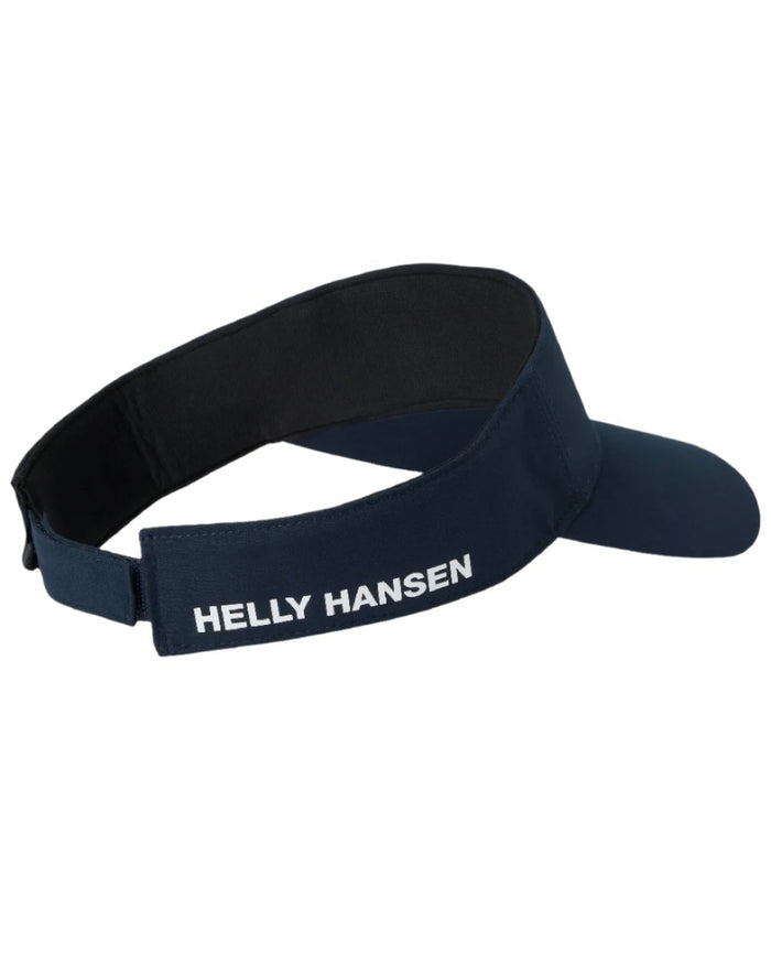 Navy coloured Helly Hansen crew visor 2.0 on white background #colour_navy