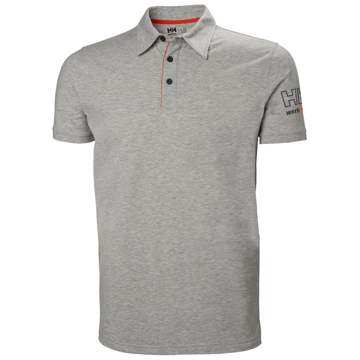 Helly Hansen Kensington Polo in Grey Melange #colour_grey-melange