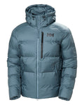 Washed Navy Coloured Helly Hansen Mens Active Winter Parka on white background #colour_washed-navy