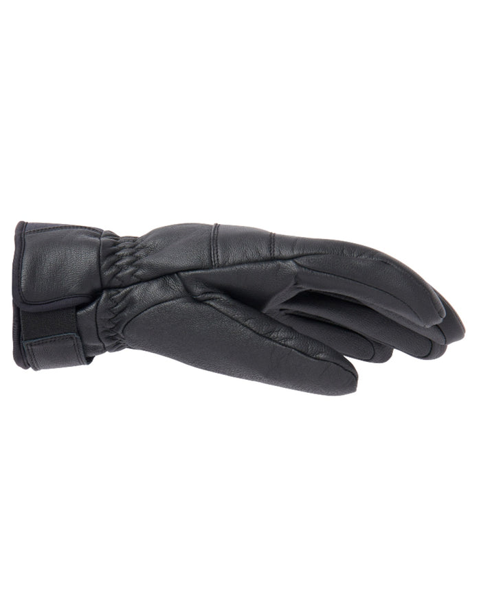 Black Coloured Helly Hansen Mens Alpha Gloves on white background #colour_black