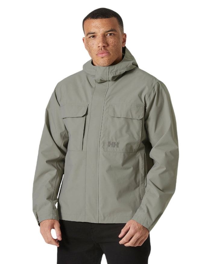 Terrazzo coloured Helly Hansen Mens Escape Rain Jacket on white background #colour_terrazzo