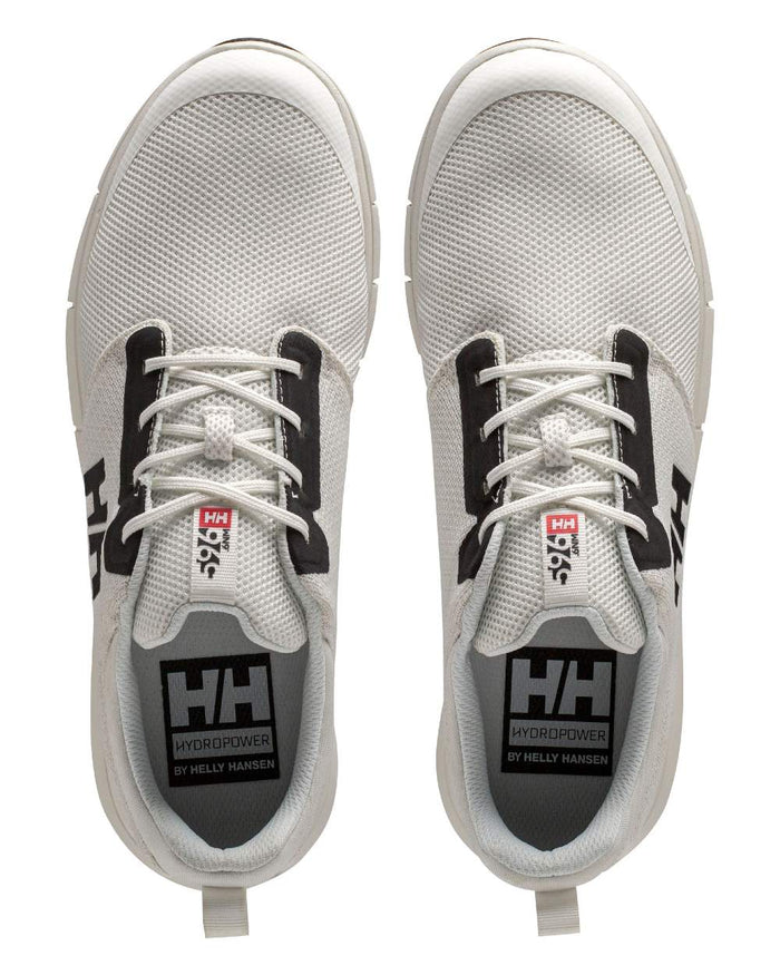 Off White Black Coloured Helly Hansen Mens Feathering Shoes on white background #colour_off-white-black