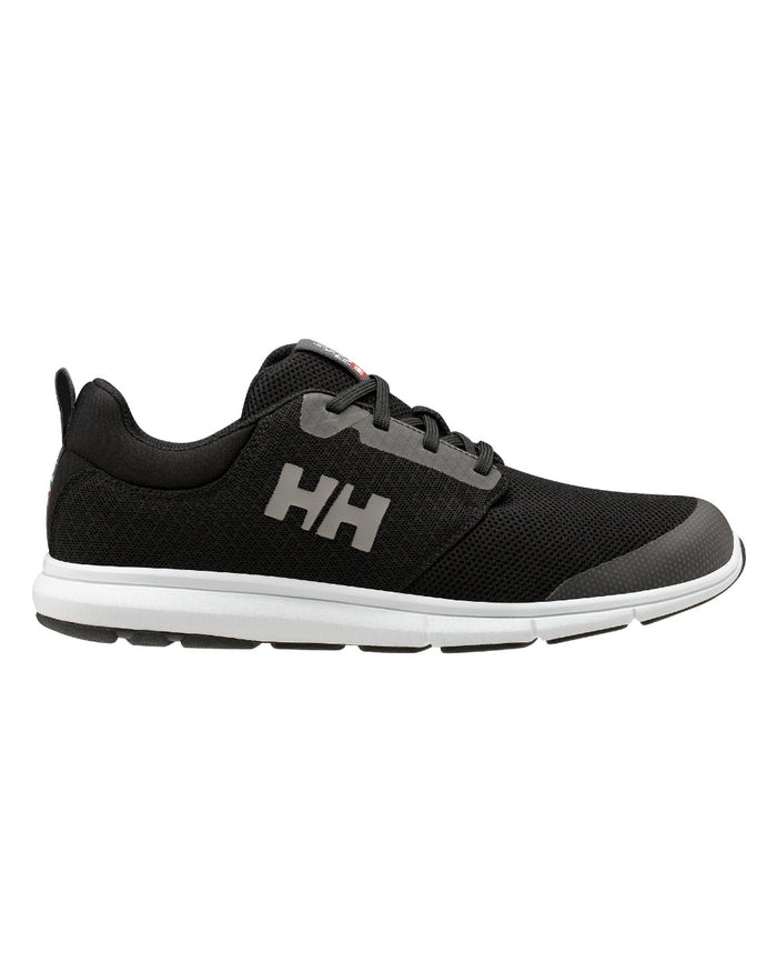 Black-White Coloured Helly Hansen Mens Feathering Shoes on white background #colour_black-white