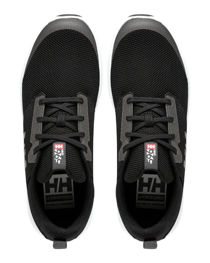 Black-White Coloured Helly Hansen Mens Feathering Shoes on white background #colour_black-white