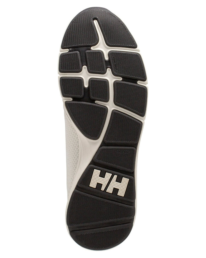 Off White Black Coloured Helly Hansen Mens Feathering Shoes on white background #colour_off-white-black