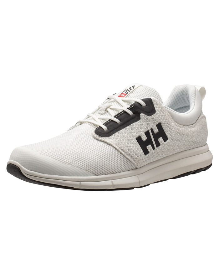 Off White Black Coloured Helly Hansen Mens Feathering Shoes on white background #colour_off-white-black