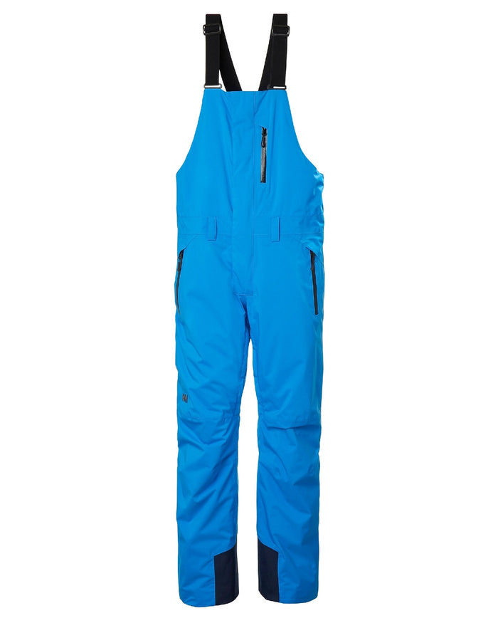 Neptune Blue Coloured Helly Hansen Mens Legendary Insulated Bib Pants on white background #colour_neptune-blue
