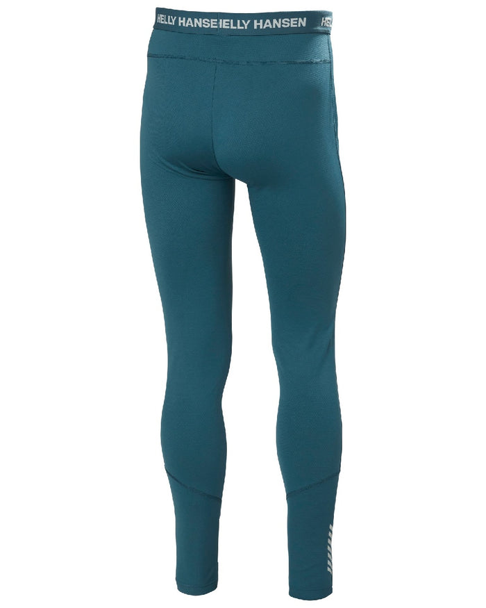 Dark Creek Coloured Helly Hansen Mens Lifa Active Base Layer Pants on white background #colour_dark-creek