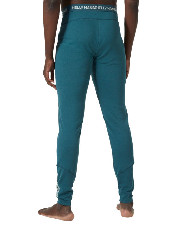 Dark Creek Coloured Helly Hansen Mens Lifa Active Base Layer Pants on white background #colour_dark-creek