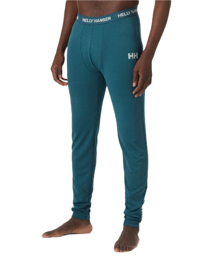 Dark Creek Coloured Helly Hansen Mens Lifa Active Base Layer Pants on white background #colour_dark-creek