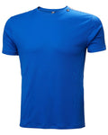 Cobalt 2 coloured Helly Hansen Mens Lifa T-Shirt on white background #colour_cobalt-2