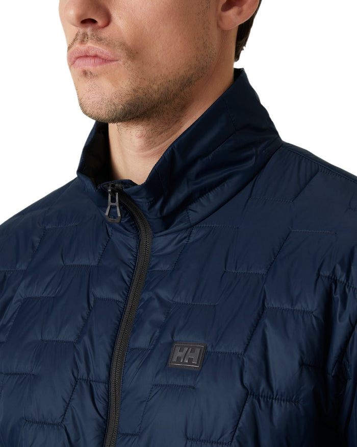 Navy Coloured Helly Hansen Mens Lifaloft Insulator Jacket on White Background
#colour_navy