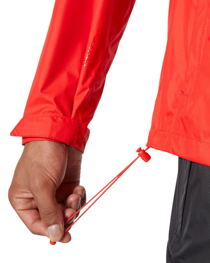 Alert Red coloured Helly Hansen Mens Loke Jacket 2.0 on white background #colour_alert-red