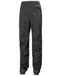 Black Coloured Helly Hansen Mens Sogn Cargo Pants on white background #colour_black