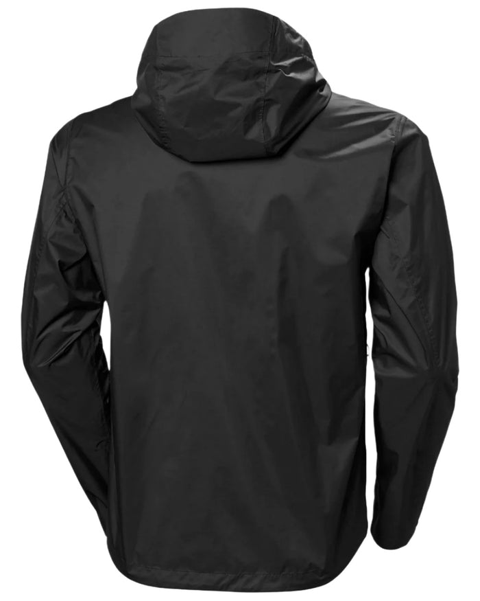 Black coloured Helly Hansen Mens Loke Terra Jacket on white background #colour_black