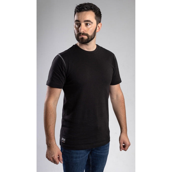 Helly Hansen Oxford T Shirt in Black  #colour_black