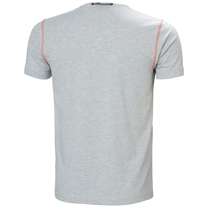 Helly Hansen Oxford T Shirt in Grey Melange #colour_grey-melange
