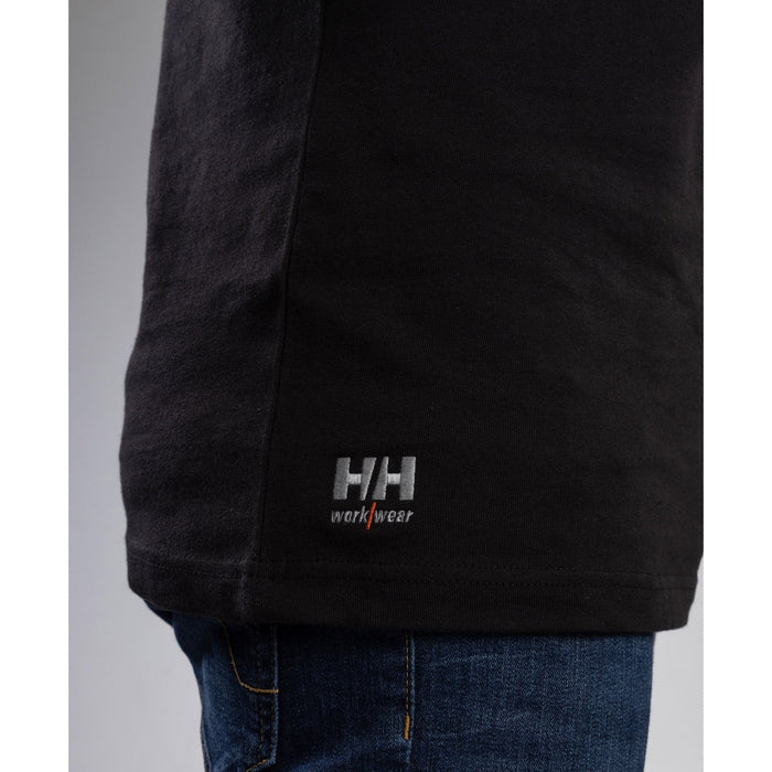 Helly Hansen Oxford T Shirt in Black  #colour_black