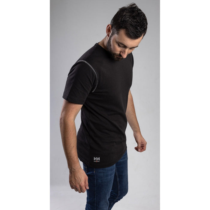 Helly Hansen Oxford T Shirt in Black  #colour_black