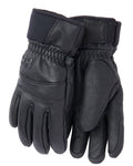 Black Coloured Helly Hansen Womens Alphelia Gloves on white background #colour_black