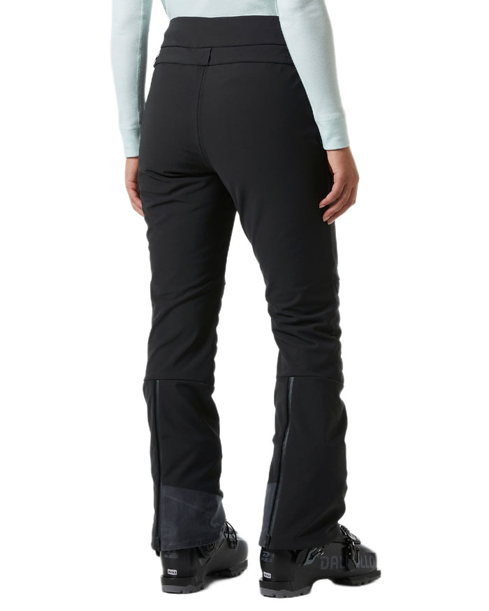 Black Coloured Helly Hansen Womens Avanti Stretch 2.0 Pants on white background #colour_black