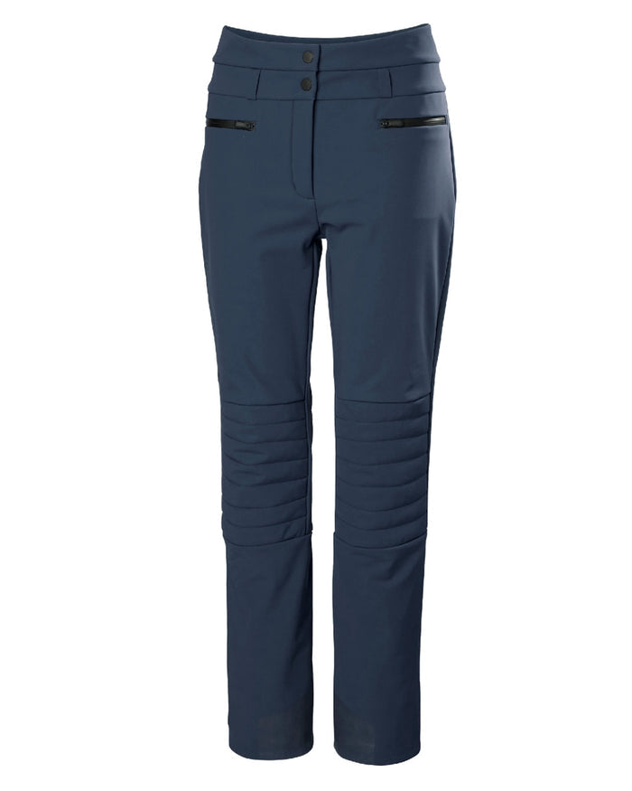 Navy Coloured Helly Hansen Womens Avanti Stretch 2.0 Pants on white background #colour_navy