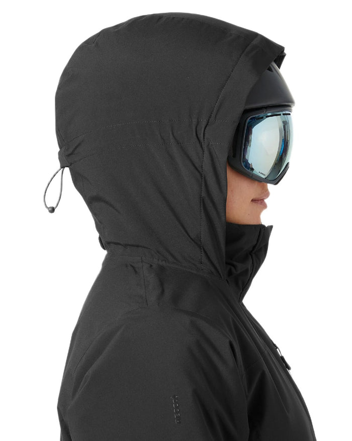 Black Coloured Helly Hansen Womens Crewser Jacket on white background #colour_black