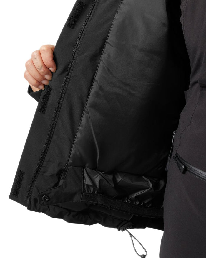 Black Coloured Helly Hansen Womens Crewser Jacket on white background #colour_black