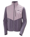 Smoked Purple coloured Helly Hansen Womens Daybreaker Block Fleece Jacket on white background #colour_smoked-purple