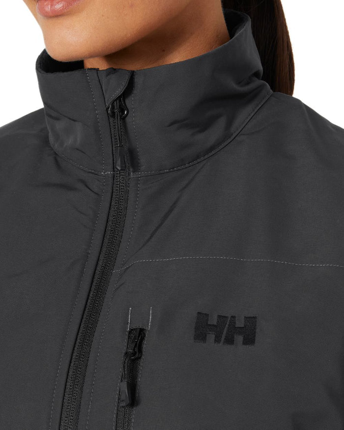 Black coloured Helly Hansen Womens Daybreaker Block Fleece Jacket on white background #colour_black