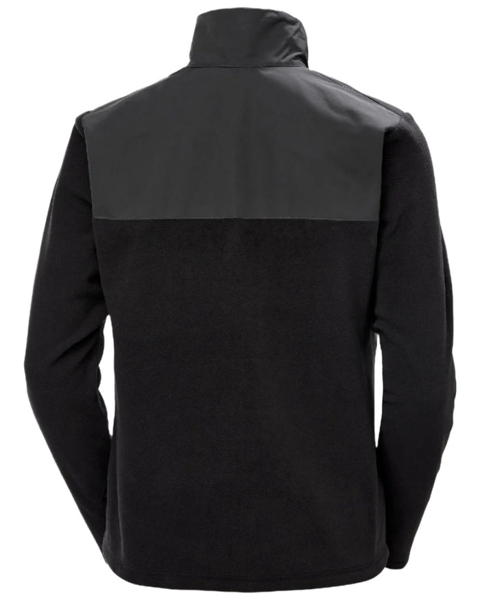 Black coloured Helly Hansen Womens Daybreaker Block Fleece Jacket on white background #colour_black