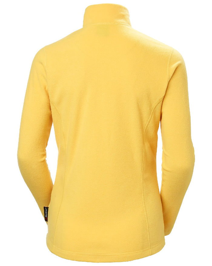Honeycomb coloured Helly Hansen Womens Daybreaker Half Zip Fleece on white background #colour_honeycomb