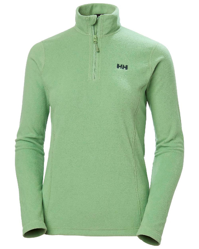 Jade 2.0 coloured Helly Hansen Womens Daybreaker Half Zip Fleece on white background #colour_jade-20