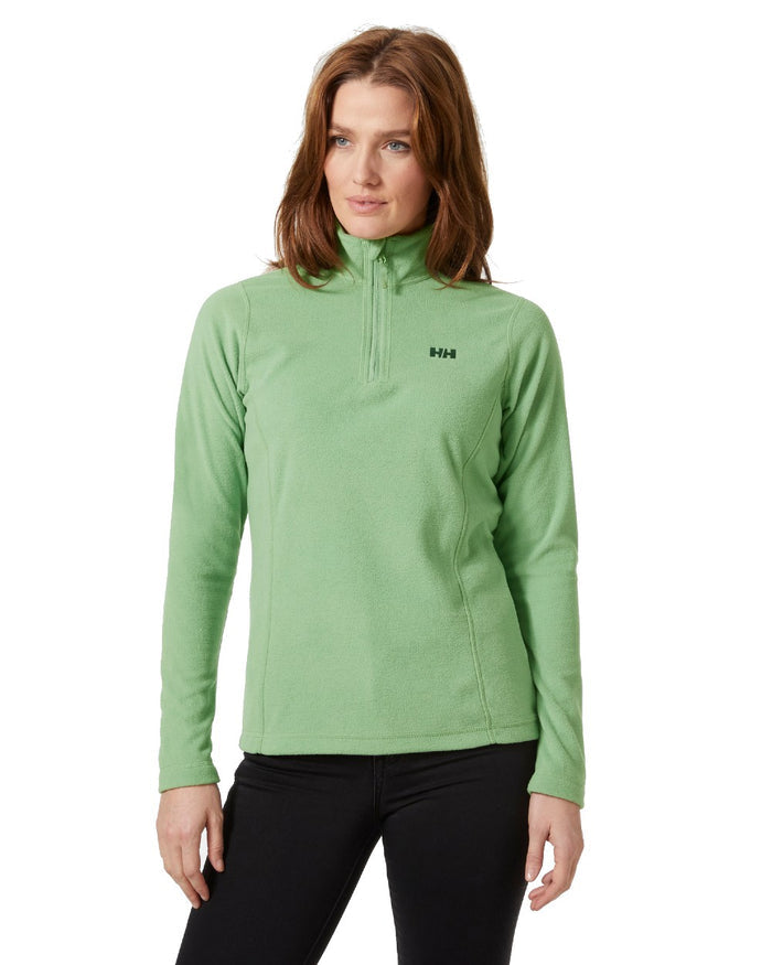 Jade 2.0 coloured Helly Hansen Womens Daybreaker Half Zip Fleece on white background #colour_jade-20
