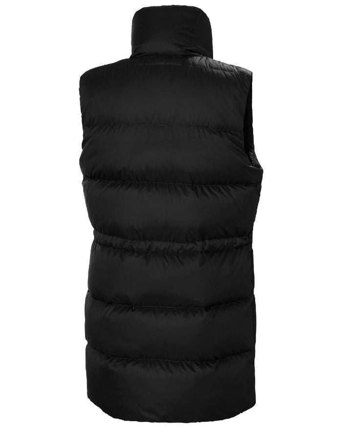 Black Coloured Helly Hansen Womens Essence Down Vest on white background #colour_black