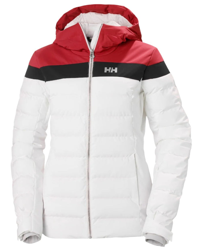 White Coloured Helly Hansen Womens Imperial Puffy Jacket on white background #colour_white
