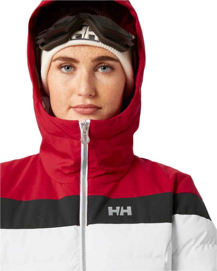 White Coloured Helly Hansen Womens Imperial Puffy Jacket on white background #colour_white