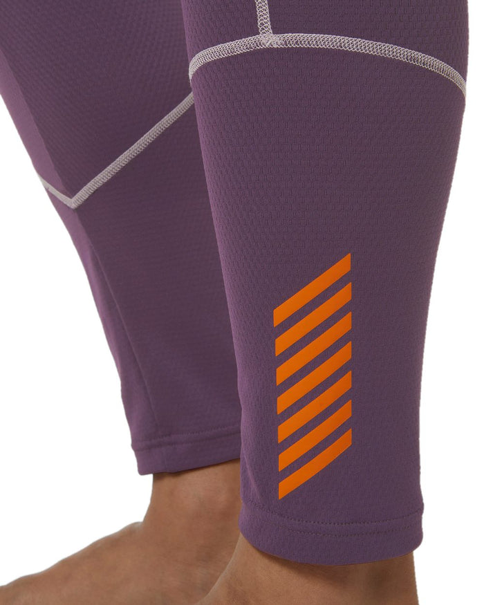 Amethyst Coloured Helly Hansen Womens Lifa Active Base Layer Pants on white background #colour_amethyst