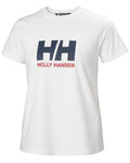 White Coloured Helly Hansen Womens Logo T-Shirt 3.0 on white background #colour_white
