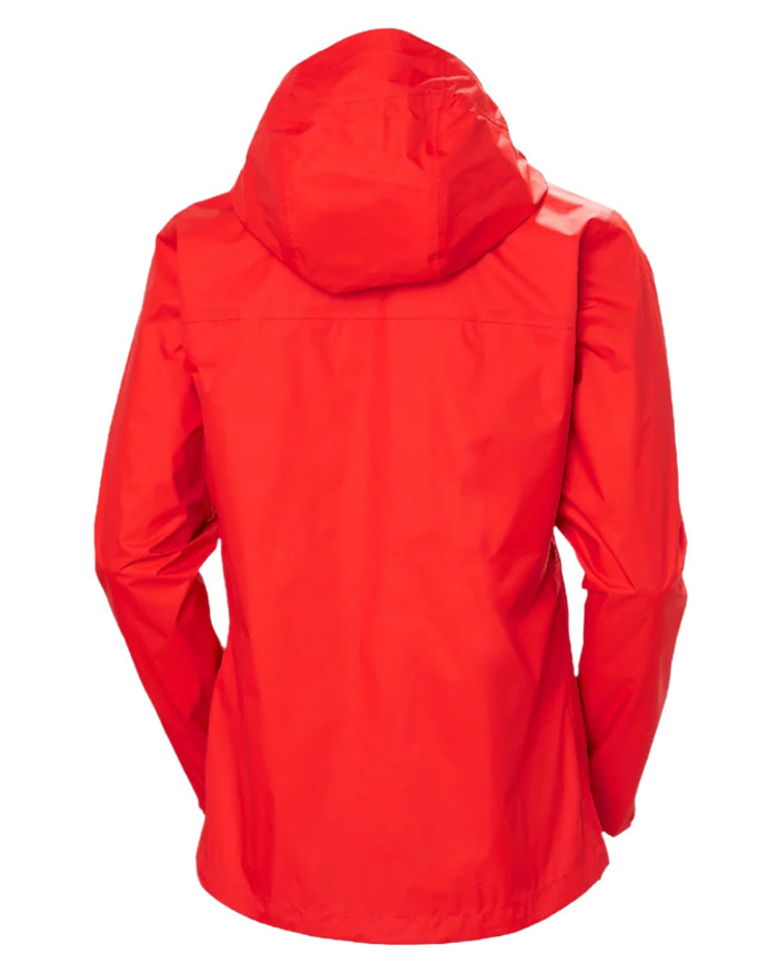Alert Red coloured Helly Hansen Womens Loke Jacket 2.0 on white background #colour_alert-red